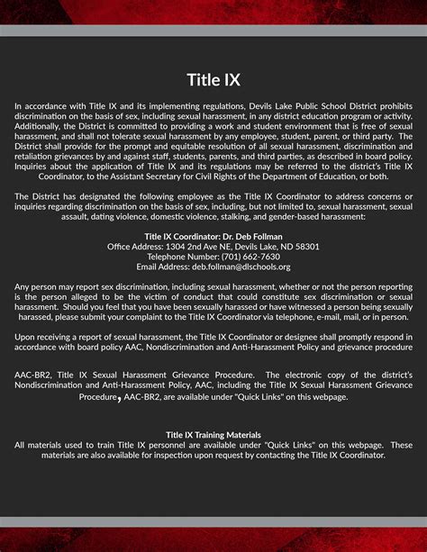 Departments - Devils Lake Public School District