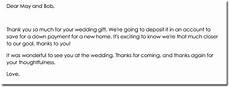 Thank You Notes For Wedding Gifts Templates by 12 Thank You For A Gift Letter Templates Formats And Sles Thank You Notes For Wedding Gifts Templates