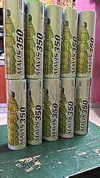 Buy Yonex Mavis 350 Green Cap Nylon Shuttlecock (Yellow) Online at Low ...