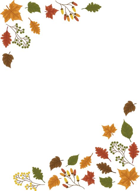 Free Printable Fall Clip Art Borders