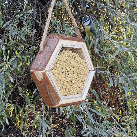Douglas Wooden Peanut Feeder | Ivel Valley Wild Bird Food