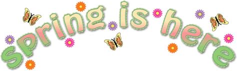 Spring Is Here Clipart - ClipArt Best