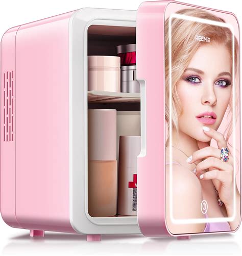 Amazon.com: NISHCON 4-Liter Pink Portable Mini Fridge for Skincare ...
