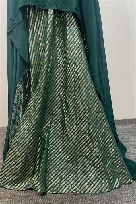 Rishi and vibhuti Drape lehenga set – Kuro Clothing India