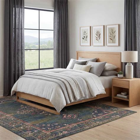 Jewel Green Medallion Area Rug 8x10 | At Home