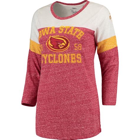 Iowa State Cyclones Women's Cardinal Spirit Jersey Oversized T-Shirt
