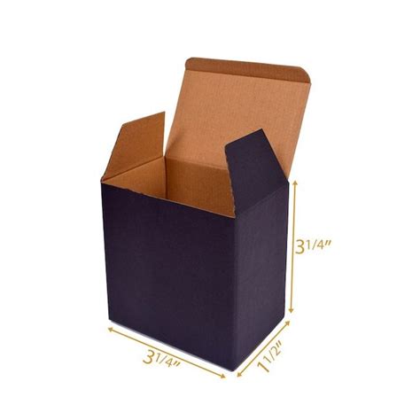 Black Reverse Tuck Box -3.25X1.5X3.25 | Gift Boxes