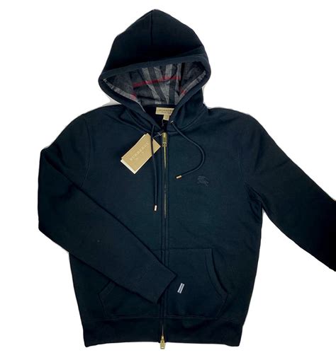 Burberry Zip Up Hoodie Black – Skint fashion ltd