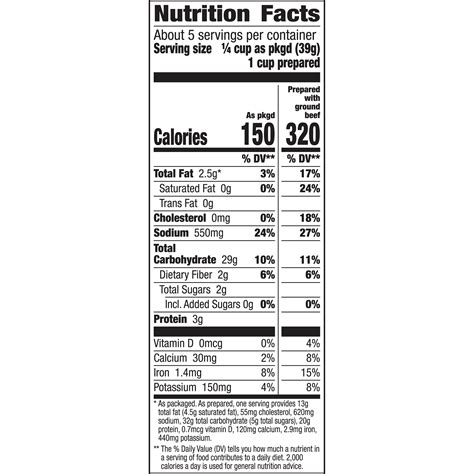 Hamburger Helper Crunchy Taco