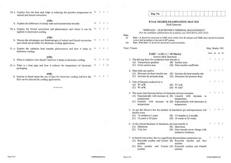 "MKC 240517 Final Exam: Air Cooling Systems and Thermal Management ...
