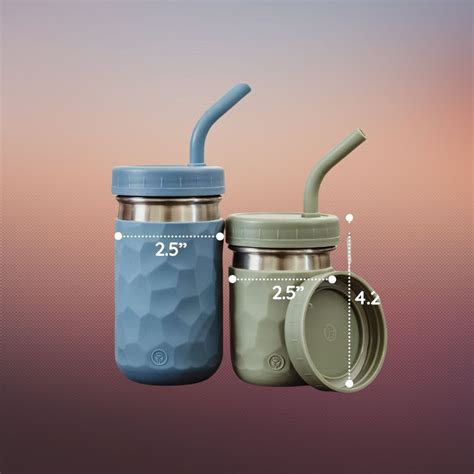 2-in-1 Stainless Steel Kid Personalized Sippy Cups Set of 4 Dishwasher - Subli Genius Print