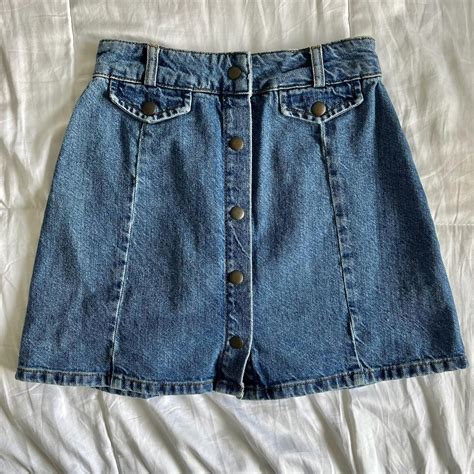 Urban Outfitters Women's Blue Skirt | Depop