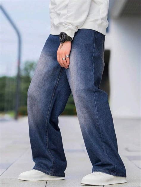 Shaded Loose Fit Jeans – Seafolds