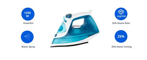 Buy Philips Steam Iron DST0820/20 (World no. 1 Ironing Brand) Powerful ...
