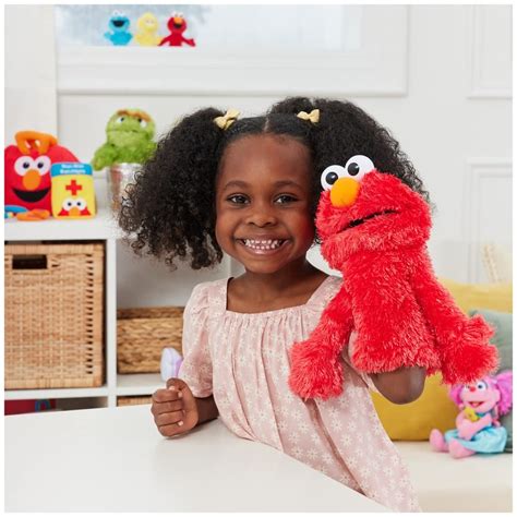 Buy GUND Sesame Street Official Elmo Muppet Plush Hand Puppet, Premium ...