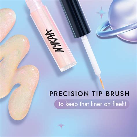 Buy Nykaa Cosmetics Stardust Dual Chrome Eyeliner with Holographic ...