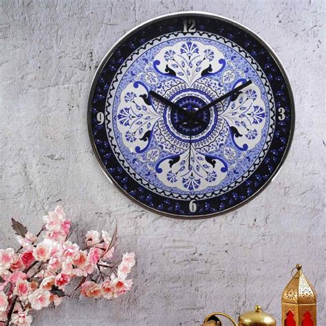 Buy Mandela Tale Wall Clock - Blue Online in India | Vaaree
