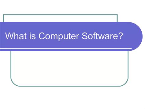 Define of Computer Software 的图像结果