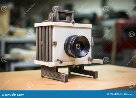 3d Printed Pinhole Camera Model Stock Illustration - Illustration of ...