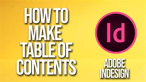 Image result for InDesign Table of Contents Formatting