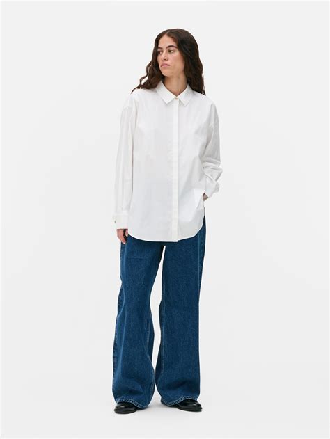 Collared Shirts & Blouses | Oversized Women's Collared Shirt | Primark UK