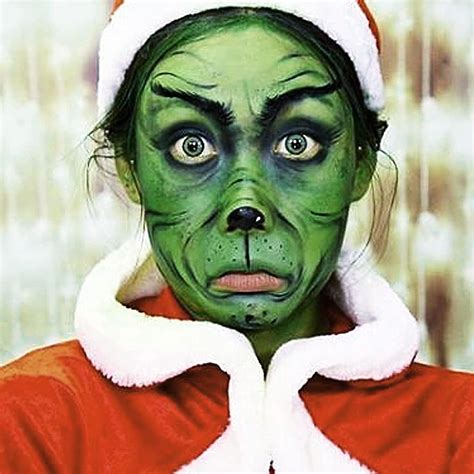 The Grinch Face Paint