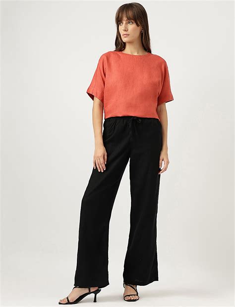 Buy Pure Linen Top at Marks & Spencer