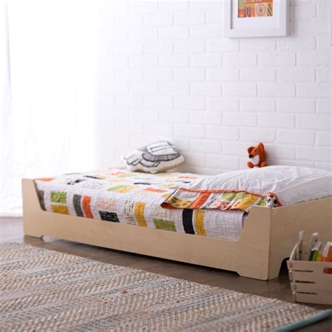 Low Montessori Floor Bed for Toddlers – Sprout