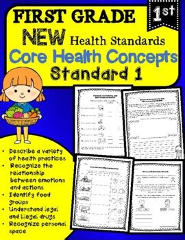 First Grade Health Lesson 1 的图像结果