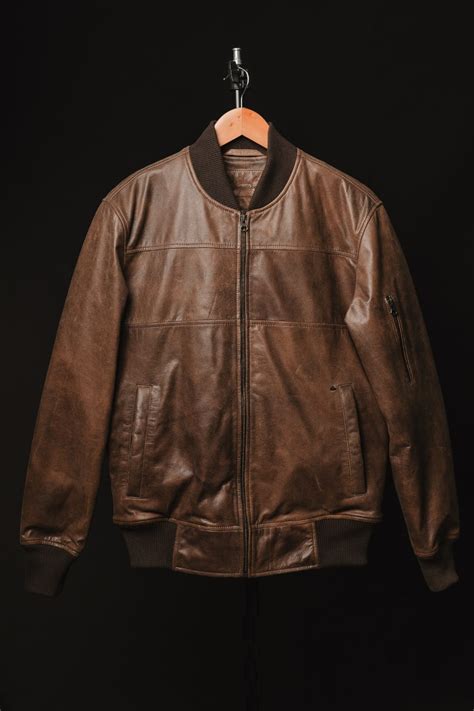 Chaqueta En Cuero Cafe Matius – LA CHAQUETERIA