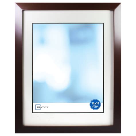 Mainstays Wide Picture Frame, 14×18 matted to 11×14 – BrickSeek