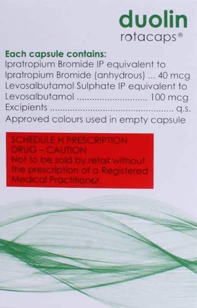Duolin Rotacap: Uses, Side Effects, Price, Dosage & More Info - PharmEasy
