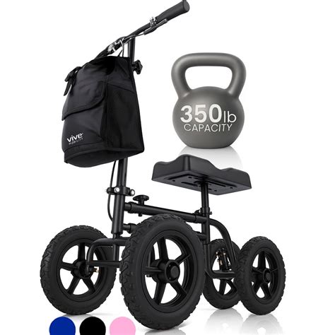 Vive Mobility All Terrain Knee Scooter Walker For Foot Injuries ...