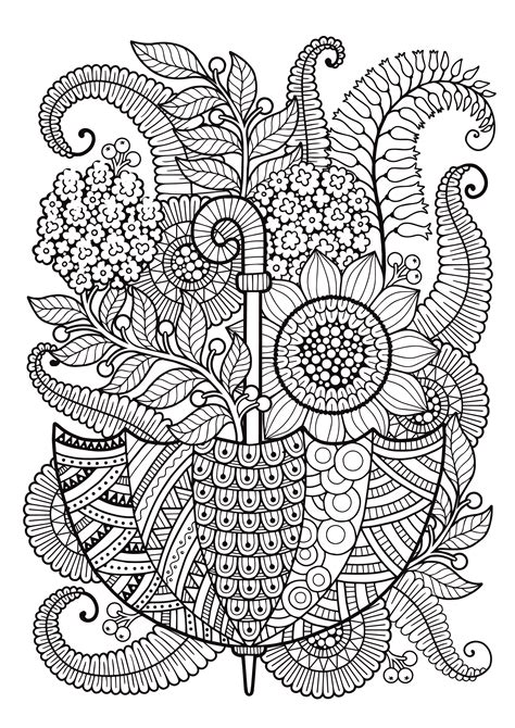 Mindfulness Coloring Pages Printable - Printable Word Searches