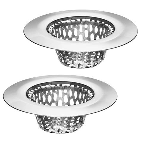2 Pack - 2.125" Top / 1" Basket- Sink Strainer Bathroom, Utility, Slop ...