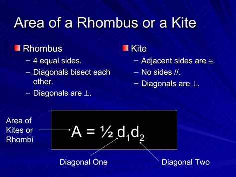 11.2 areas of trapezoids, rhombuses, and kites | PPT