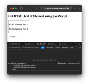 Image result for Outer HTML in JavaScript
