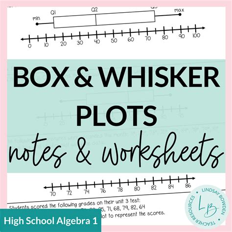 Box And Whisker Plot Worksheet - Proworksheet
