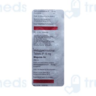 Mepred 16 MG Tablet 10: Uses, Side Effects, Price & Substitutes