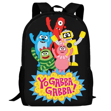 Yo Gabba Gabbaland Backpack,3d Print Laptop Backpack Lightweight Casual ...