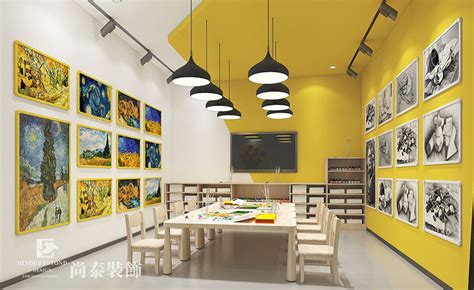 重庆龙行美术培训画室教学环境