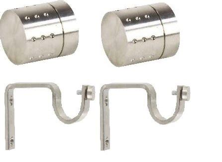 Buy Tataria's Stainless Steel Curtain Brackets with Single Pipe Support ...