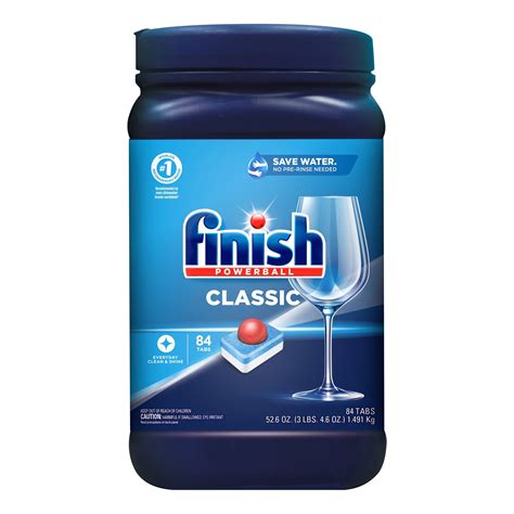 Finish Classic - 84ct - Dishwasher Detergent - Powerball - Dishwashing ...