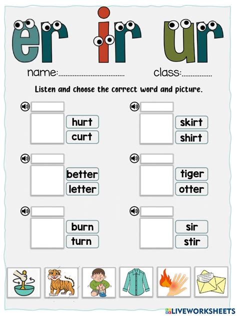 Jolly Phonics er ir ur worksheet - Worksheets Library