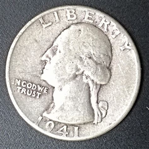 1941 P Washington Quarter Dollar - 4 Photos! - For Sale, Buy Now Online ...