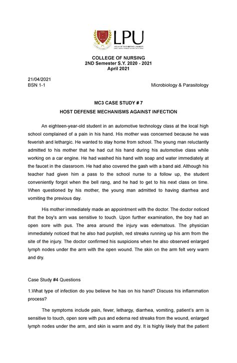 Microbiology Case Study Examples 的图像结果