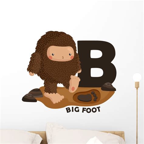 Buy Wallmonkeys B for Bigfoot Peel and Stick Wall Decals WM285537 (24 ...