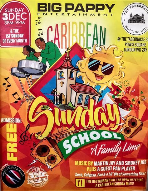 Caribbean ‘Sunday School’ – Music and Food | Westbourne Forum