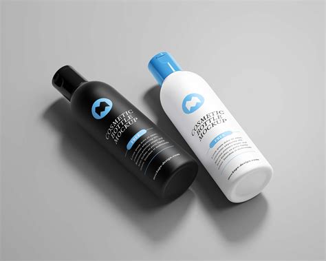 Free Cosmetics Bottle Mockup (PSD)