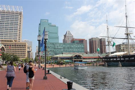 Free photo: Baltimore Inner Harbor - Baltimore, Boats, Building - Free ...